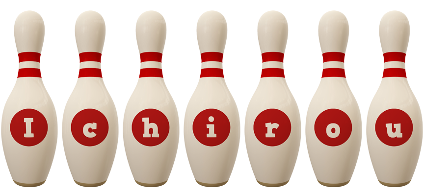 Ichirou bowling-pin logo