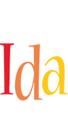Ida birthday logo