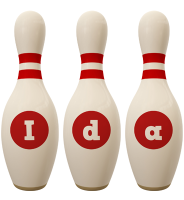 Ida bowling-pin logo