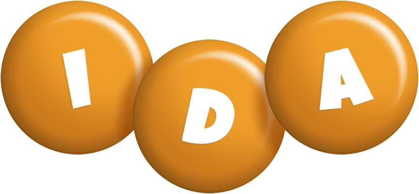 Ida candy-orange logo