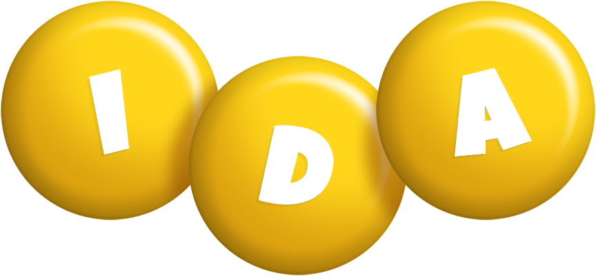 Ida candy-yellow logo