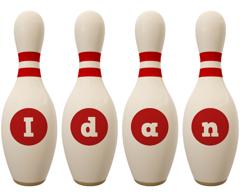 Idan bowling-pin logo