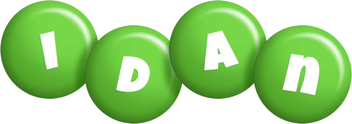 Idan candy-green logo