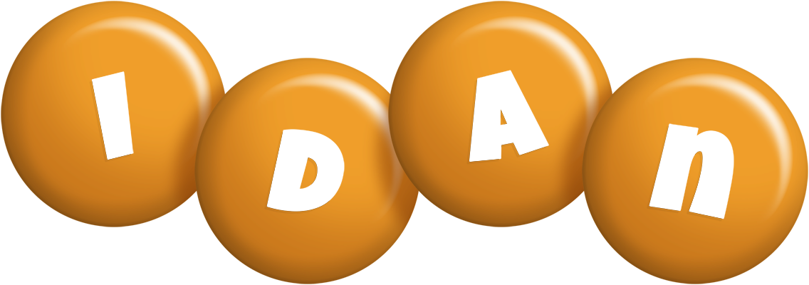 Idan candy-orange logo