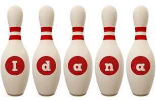 Idana bowling-pin logo