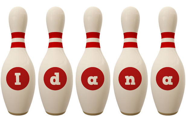 Idana bowling-pin logo
