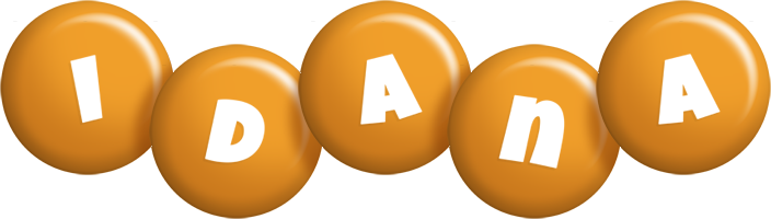 Idana candy-orange logo