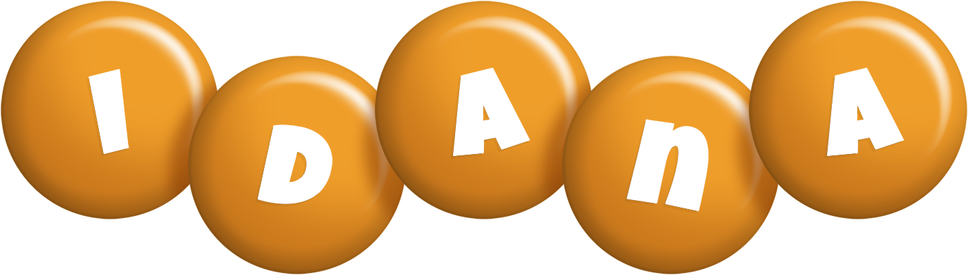 Idana candy-orange logo