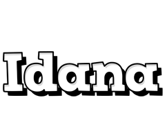 Idana snowing logo