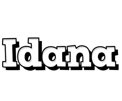 Idana snowing logo