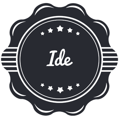 Ide badge logo