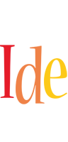 Ide birthday logo