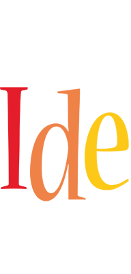 Ide birthday logo