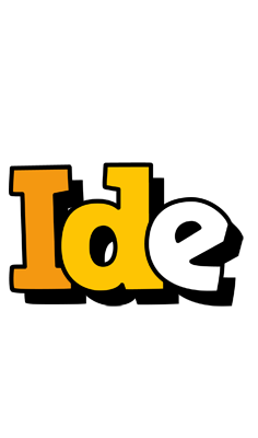 Ide cartoon logo