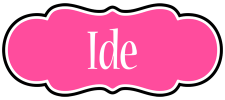 Ide invitation logo