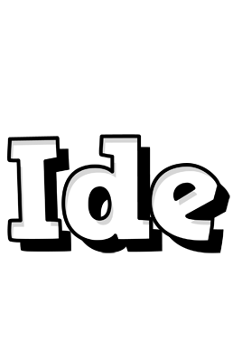 Ide snowing logo