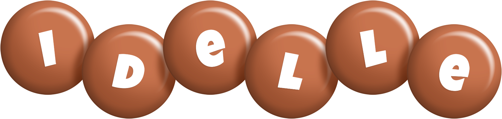 Idelle candy-brown logo