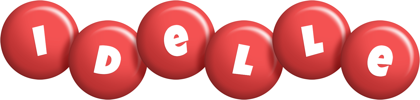 Idelle candy-red logo