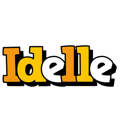 Idelle cartoon logo