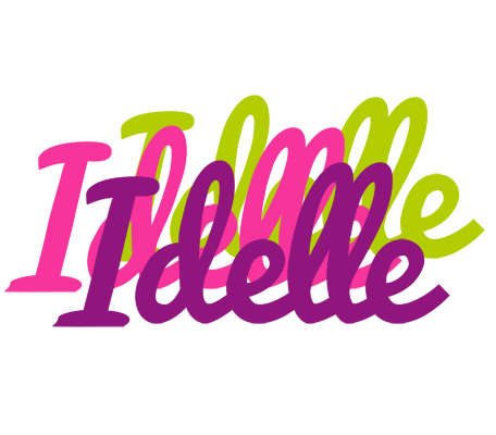Idelle flowers logo