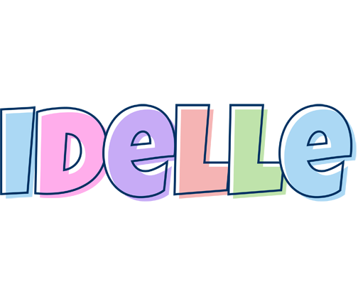 Idelle pastel logo