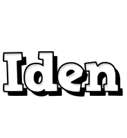 Iden snowing logo