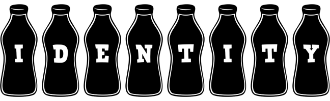 Identity bottle logo