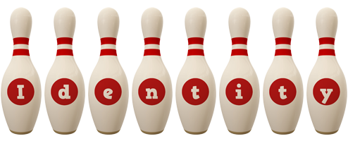 Identity bowling-pin logo