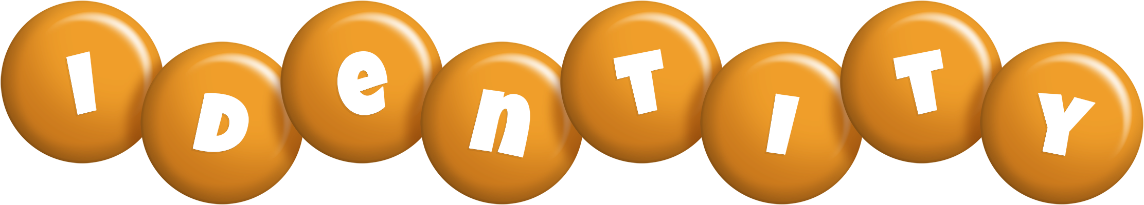 Identity candy-orange logo