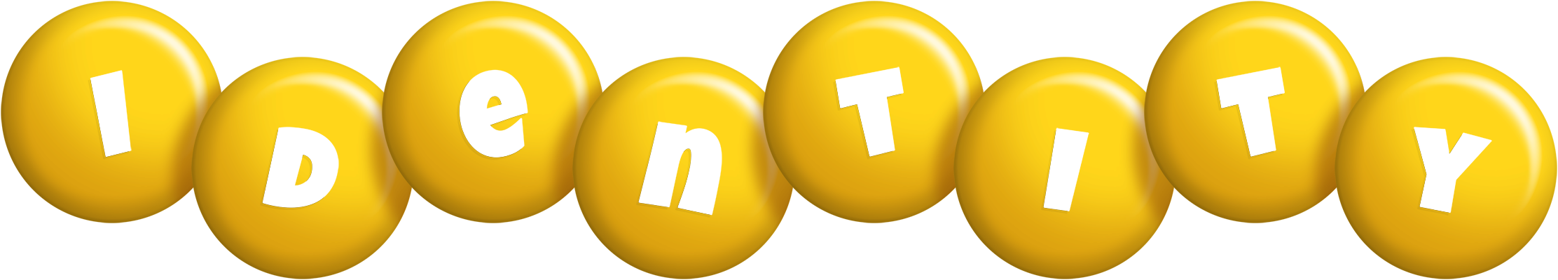 Identity candy-yellow logo
