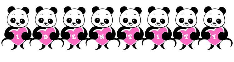 Identity love-panda logo
