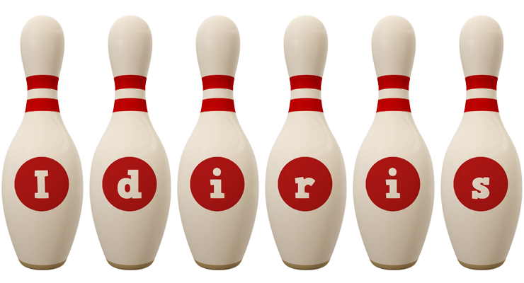 Idiris bowling-pin logo