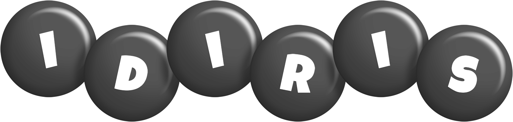 Idiris candy-black logo