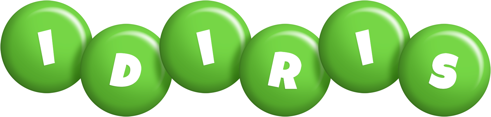 Idiris candy-green logo