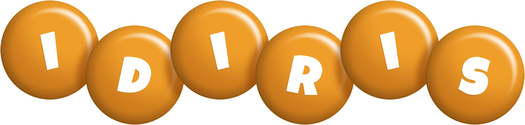 Idiris candy-orange logo