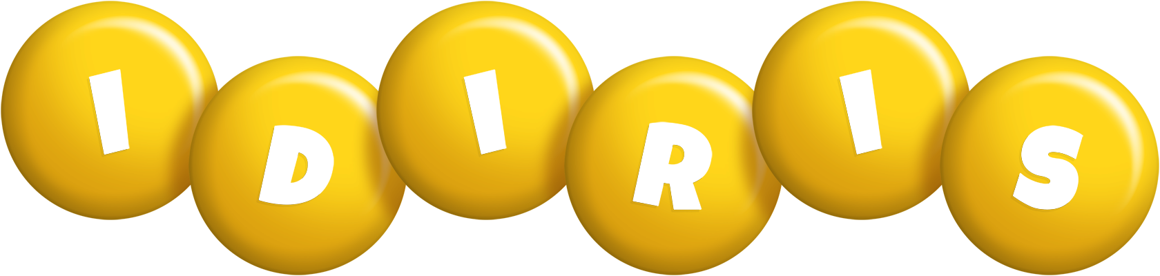 Idiris candy-yellow logo