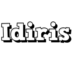 Idiris snowing logo