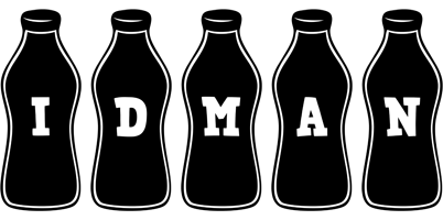 Idman bottle logo