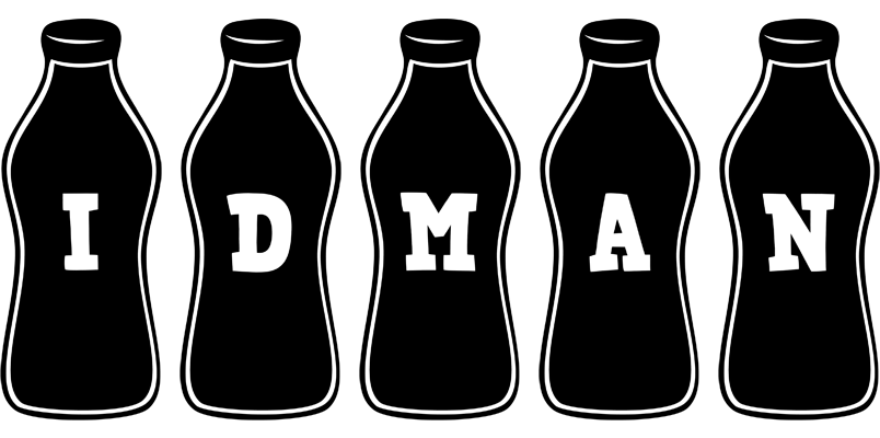 Idman bottle logo