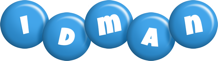Idman candy-blue logo