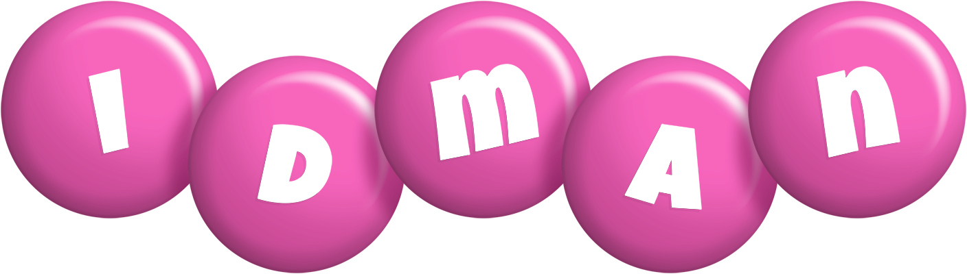Idman candy-pink logo