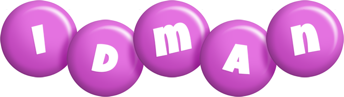 Idman candy-purple logo
