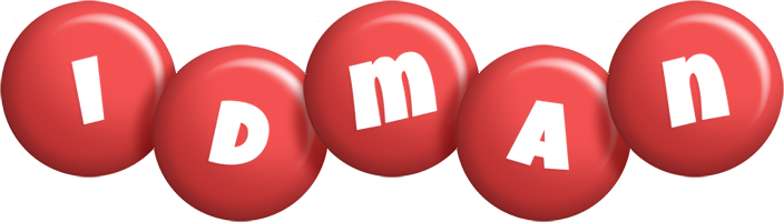 Idman candy-red logo