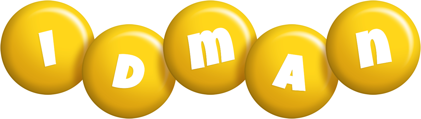 Idman candy-yellow logo