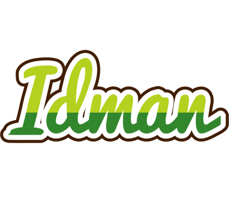 Idman golfing logo