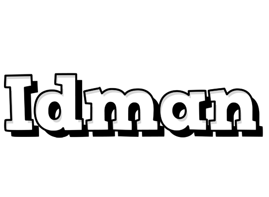 Idman snowing logo