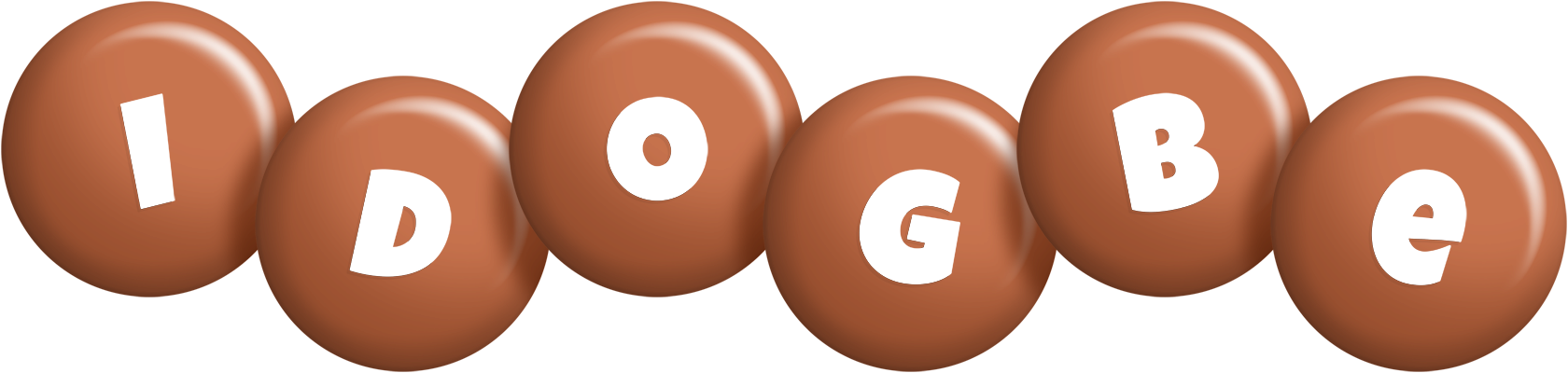 Idogbe candy-brown logo