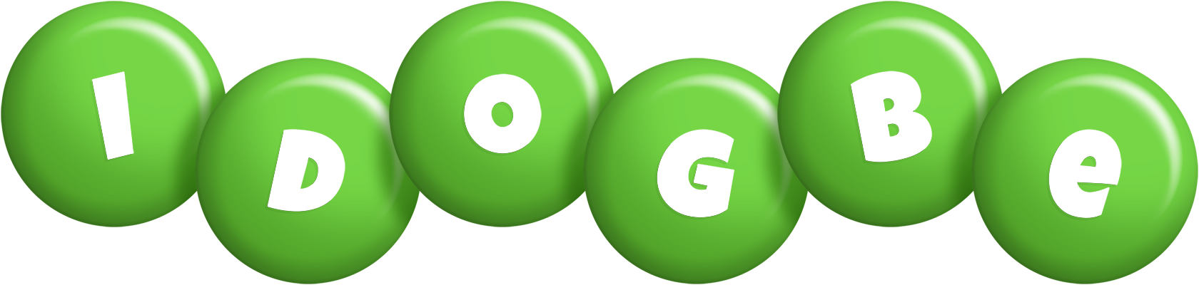 Idogbe candy-green logo
