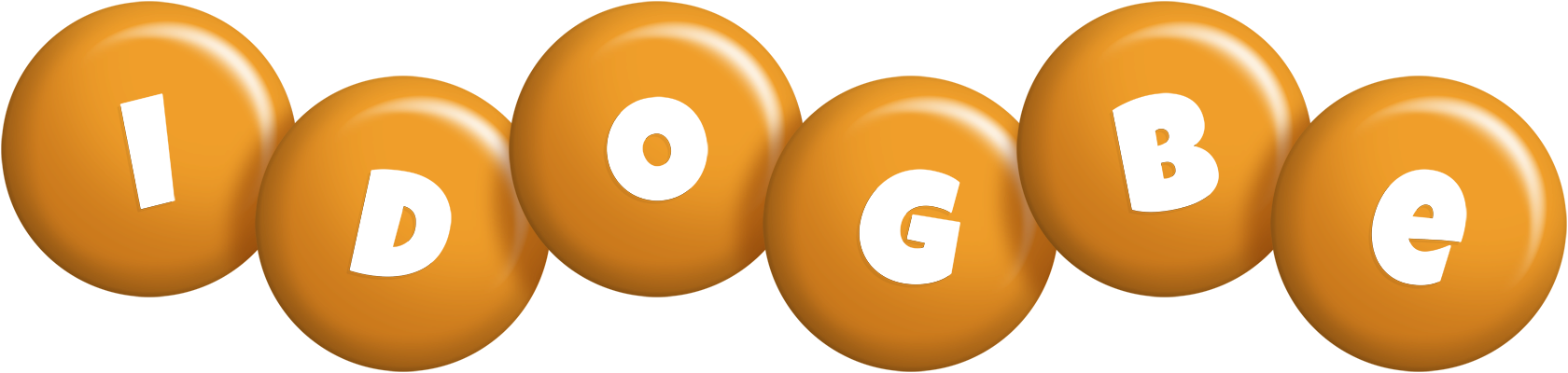 Idogbe candy-orange logo