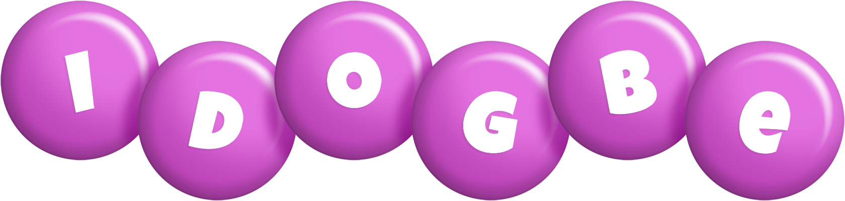 Idogbe candy-purple logo